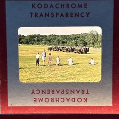 Lot Of 40 1950’s Red Border Kodachrome Military Family Summer 35mm Color Slides