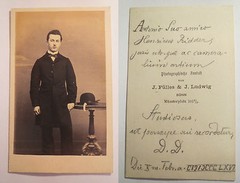 Bonn – 1866 – Standing Student in Suit – Named Heinrich Ridder? / CDV