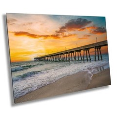 Seaside Renewal: Wrightsville Beach NC Johnnie Mercers Fishing Pier Wall Art