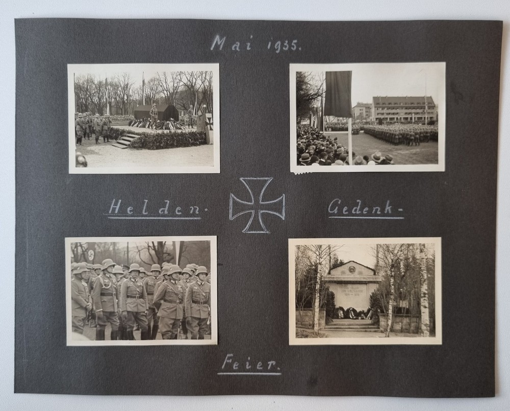 4 Interesting B/W Photos of WW1 Heroes – Commemorative – Celebration in May 1935
