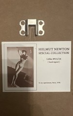 Helmut Newton Lithograph “In my apartment, Paris ’78” autographed limited 15/24