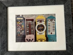 Allan Teger Photo Fortune Teller Machines Arcade Machines Matted Framed