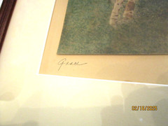 Antique Wallace Nutting Tinted Photo Print «GRACE» w/Ink Signature and Title