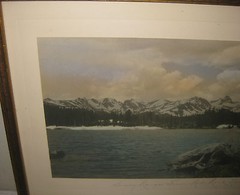 EBEN FINE *RED ROCK LAKE* ROCKY MOUNTAINS PHOTO – IMPORTANT BOULDER PHOTOGRAPHER