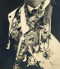 LARGER SIZE, Member of the Knights of Schlaraffia, Freemason, Schlaraff, unusua