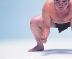 JAPANESE SUMO WRESTLER PHOTOGRAPH DIGITAL C PRINT EXTRA LARGE
