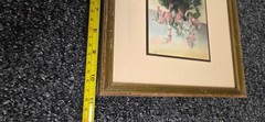 rare Wallace Nutting Hand-Colored Floral, all original, approx. 9″x 10.5″