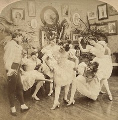 Danse The Ballet School 1897 Photo Stereo Album Vintage §f