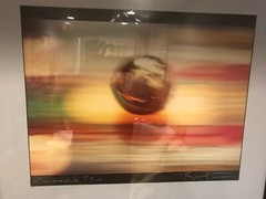 BERT STERN PINBALL PICTURE SIGNED a very unique print