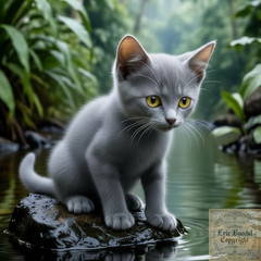 Art print from a fiction story «The Adventures of Leo in the Amazon»