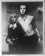 STEVE EMBERTON Sid Vicious & Nancy Jumps 1978 gelatin print legendary punk