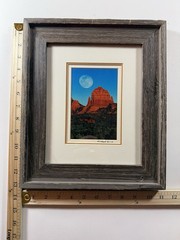 Signed Michael Irvine Photograph “Blue Moon Dome” Framed – Sedona, Arizona