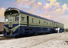 Photo Art Print New Santa Fe diesel ATSF-1 for the Super Chief Sept 1935