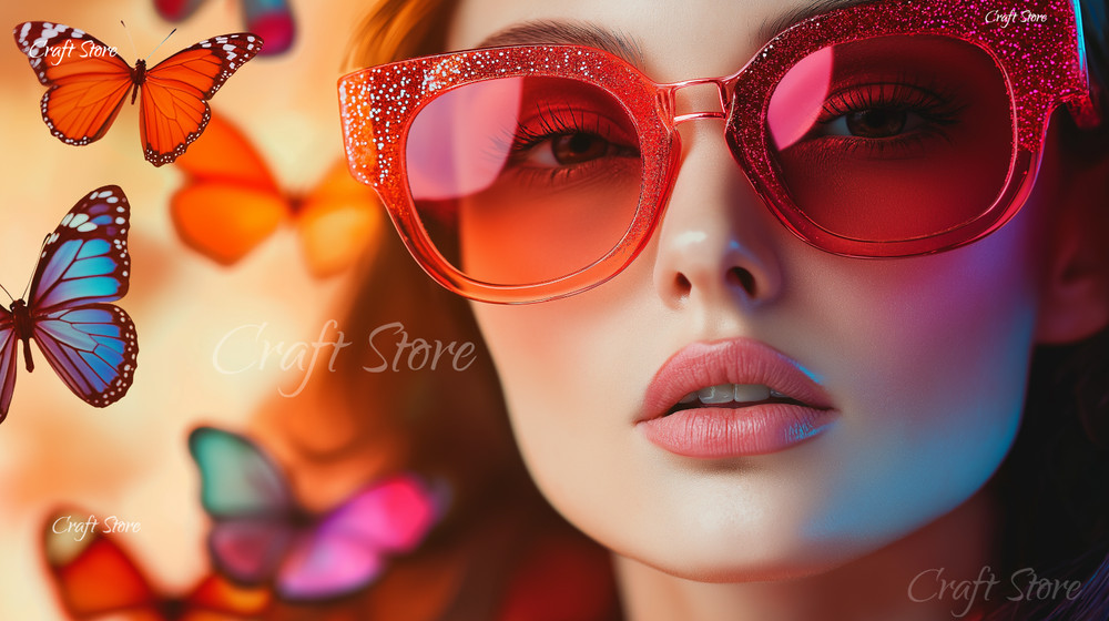 Digital Image Photo Wallpaper Desktop AI Art, Butterfly Girl