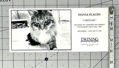 SYLVIA PLACHY (b. 1943) Art Announcement Card 1990 – A Bestiary
