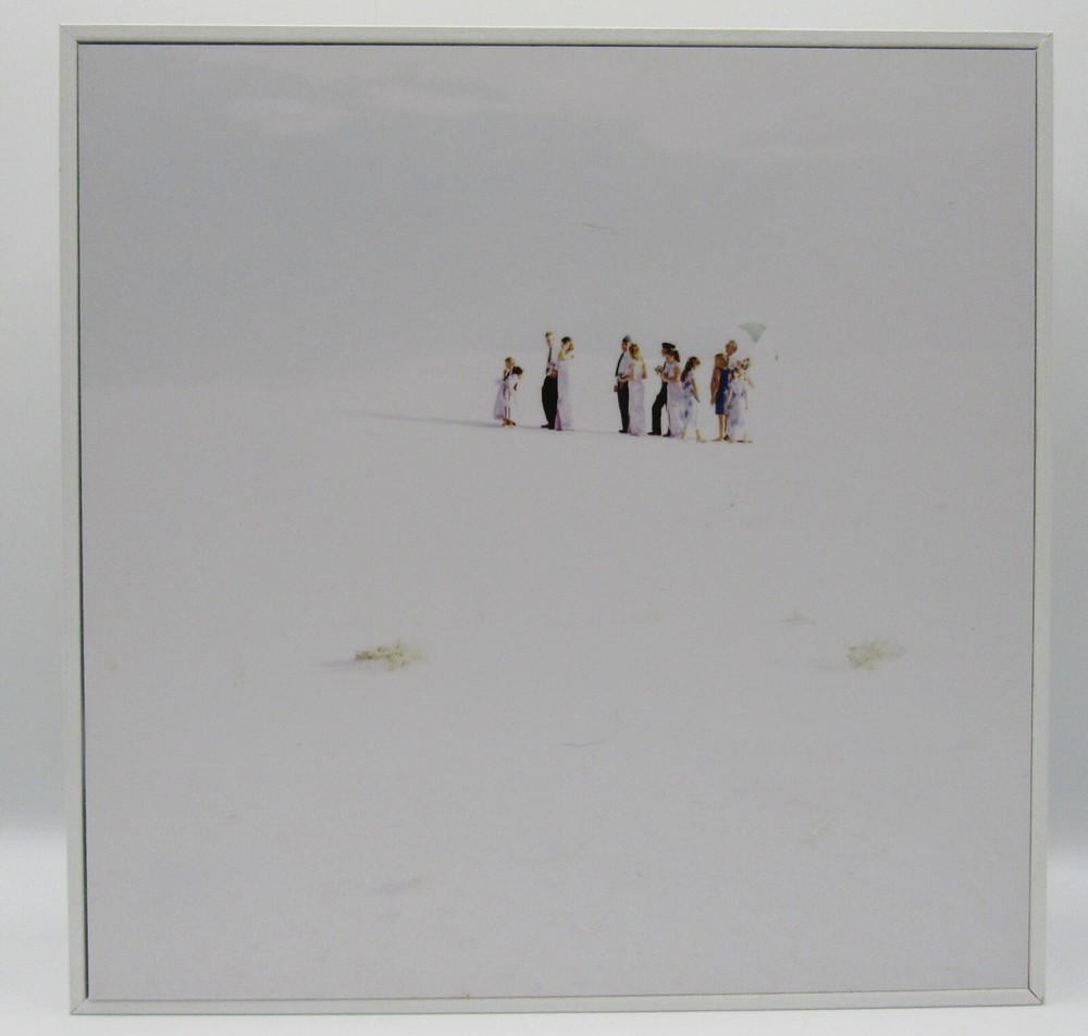 Julia Christe White Sands #4 photograph ltd ed Lumas 2000 9.5”x9.5” framed