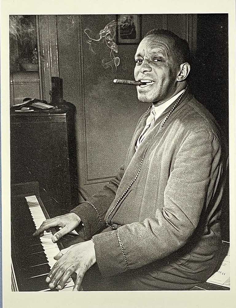 Willie “The Lion” Smith Art Photo Print Card By William P. Gottlieb (1917-2006)