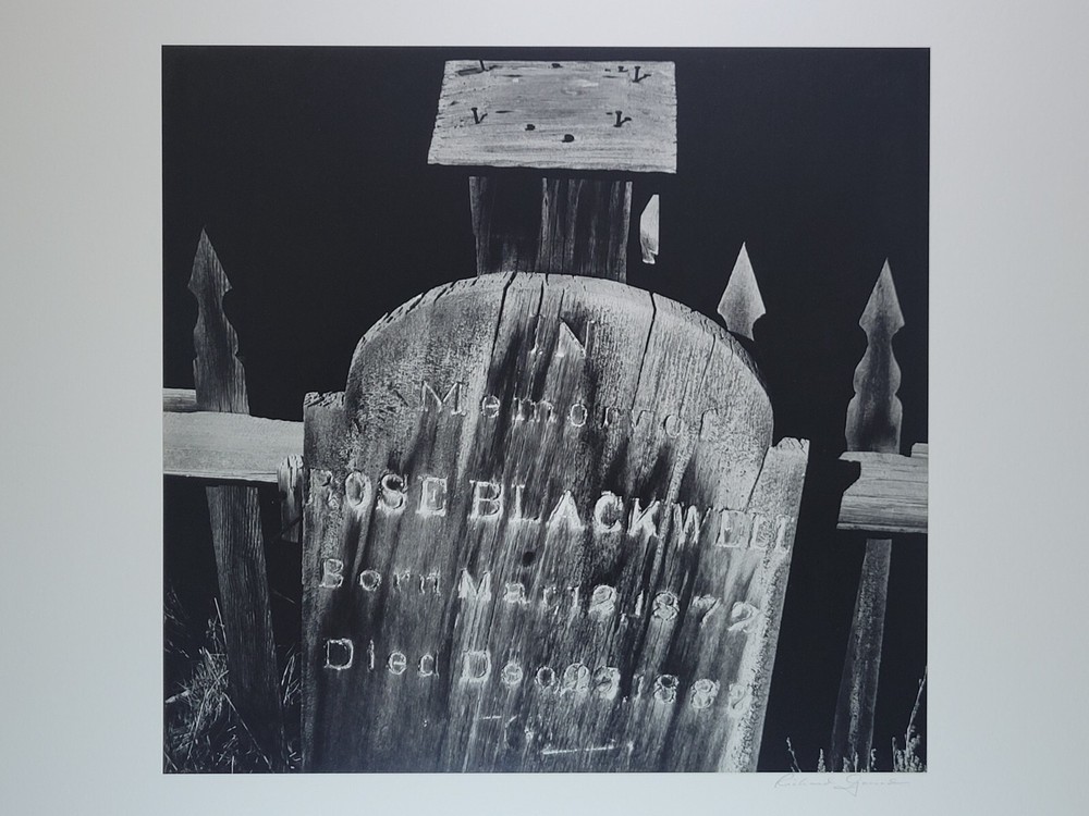 Richard Garrod, silver gelatin, black and white photograph, Eureka, Nevada