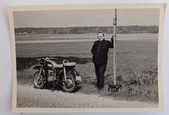 27196 Photo GDR Motorcycle 60s by Photo Starginski Wiek Rügen