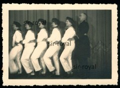 Pretty Ladies in Sailor Uniform Dancing – 1930s – Photo 9x6cm