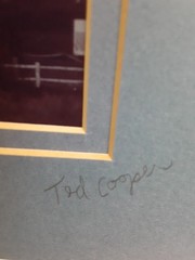 Signed Ted Cooper New England Portland Head Lighthouse Maine Color Photo Matted