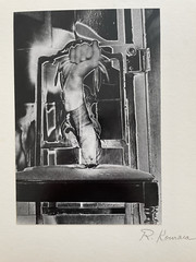 Vintage ABSTRACT ART PHOTOGRAPHY Signed Richard Komara 1970’s HAND LOCK CHAIR 22