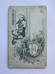 orig. CDV photo photograph picture old Mr. Man fashion around 1890 Prague Krink Praha