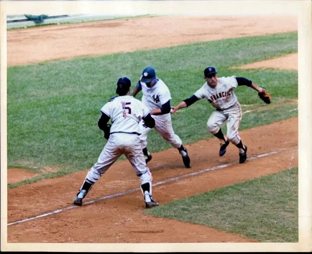 1962 World Series Mantle & Cepeda 8×10 Colorized Print-FREE SHIPPING