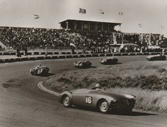 Photo postcard Zandvoort, circuit car racing car vintage passenger car