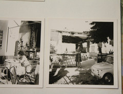 7x Photos 1968 Italy Passenger Car Fiat Cafe Dog Dog Mountains Woman Album Page JK