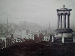 Edinburgh View From Calton Hill Scotland Rare Vintage Photo