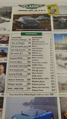 Classic And Sportscar Magazine FEB. 2000 PORSCHE