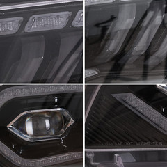 VLAND LED Headlights for 2010-2014 Ford Mustang W/Welcome/Breathe Function Dynam