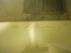 Peter U. Shueger Signed original photo framed and matted.