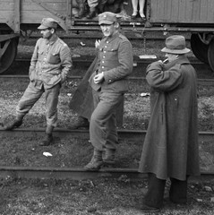 Polish soldiers fleeing from Nazis and Communists in Hungary World War II, by S