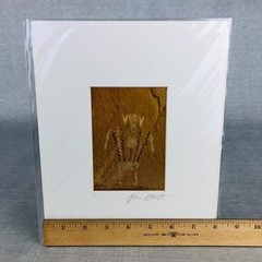 Fine Art Photography signed PETROGLYPH photo Alain Briot Number 1/1 Matted Utah