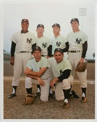 1963-yankees-berra-mantle-howard-richardson 8×10 Colorized Print-FREE SHIPPING