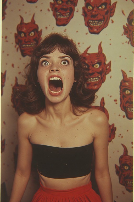 5 ~ 4X6 Glossy HORROR Fine Art ‘ SCREAM QUEEN ‘ Photo FANTASY Set ! 211359083