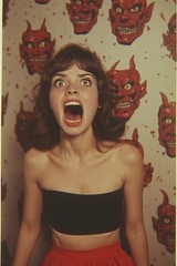 5 ~ 4X6 Glossy HORROR Fine Art ‘ SCREAM QUEEN ‘ Photo FANTASY Set ! 211359083