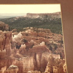 Bryce Canyon “Forest of Rocks Arial Photography 1984 Alan Proffitt 11×14 Framed