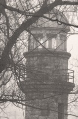 8×10 Art Photo ‘Misty Fixture’ – the Lighthouse at Como Lake Park, Lancaster NY