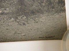 Orig 1940s B&W Photograph PAPAGO DESERT LAND AZ signed Joseph Reinbold 16X19