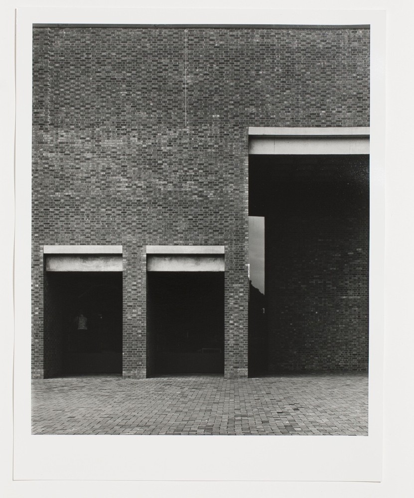Vintage photographic print of CLEO ROGERS MEMORIAL LIBR., Columbus Indiana1996.