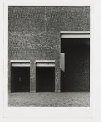 Vintage photographic print of CLEO ROGERS MEMORIAL LIBR., Columbus Indiana1996.