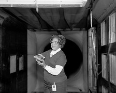 Mary Jackson Aerospace Engineer in wind tunnel 8″x10″ Photograph Print 8×10
