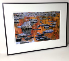 Fine Art Photograph Vermillion River with Autumn’s Reflections Signed & Matted