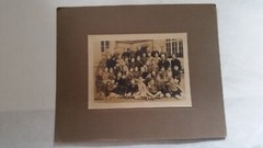 Photo large format 47 school class boys circa 1940s approx 13x18cm or 22x28cm