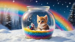4 Kitten Poster Cute Cat Modern Wallpaper Picture Background Image JPEG