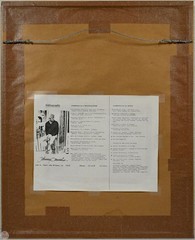 Vintage Johnny Donnels Signed Photographic Print «Tennessee Williams’ Studio»