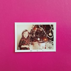 Old Photo Antique Vintage Christmas Girl Girl Christmas Fashion Fashion Old Photo